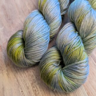 "Lime Lines" Pure Bamboo (Fingering)